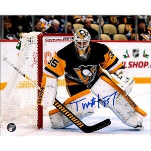 Tristan Jarry Pittsburgh Penguins Autographed Signed 8x10 Photo
